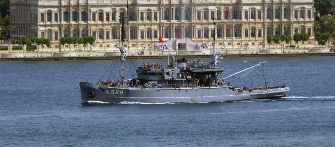 Ρεσιτάλ ενδοτισμού από την κυβέρνηση: «Μια ανάσα» από ελληνική ηπειρωτικό έδαφος το TCG Cesme και δεν αντιδρούν!